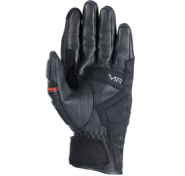 Leder-Handschuhe  "Raiden 3.0" - ARMR - schwarz/rot